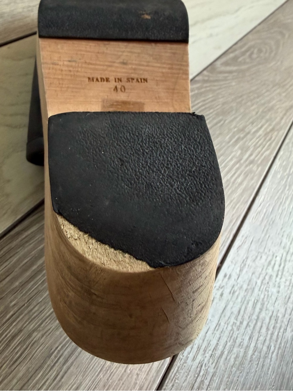 Free People Carver Soft Leather Wooden Clogs/Mules - Picture 10 of 12